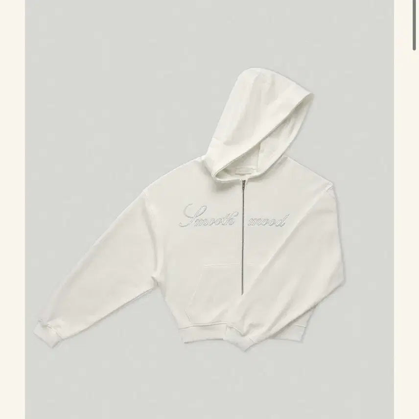 [SOLD OUT] 스무드무드 Drew Hooded Zip Up Ivory