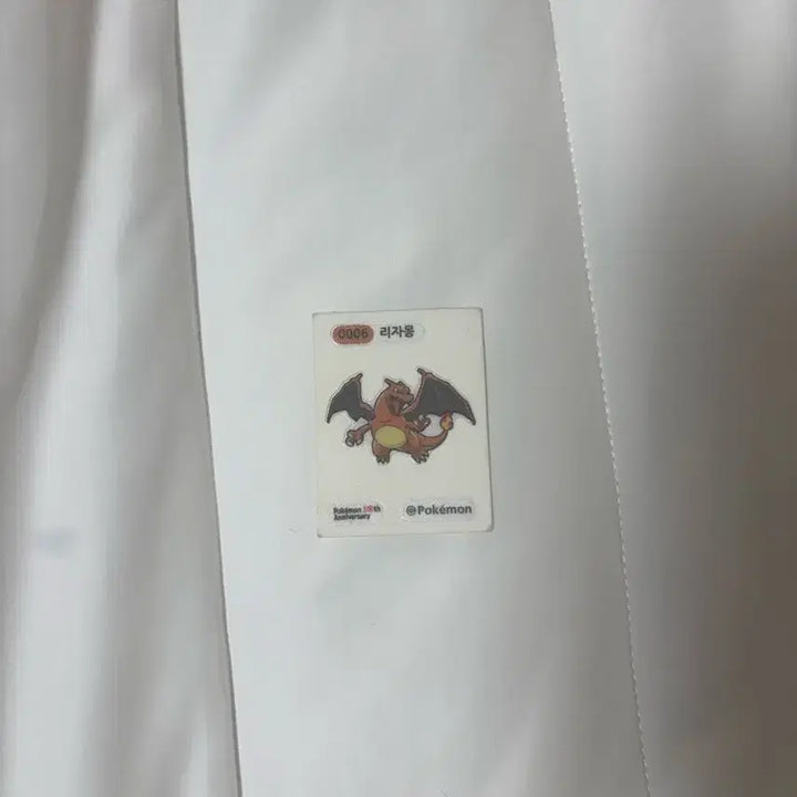 [BUNJANG] Pokemon 30th Anniversary Charizard Sticker / 포켓몬 30주년 띠부실 리자몽