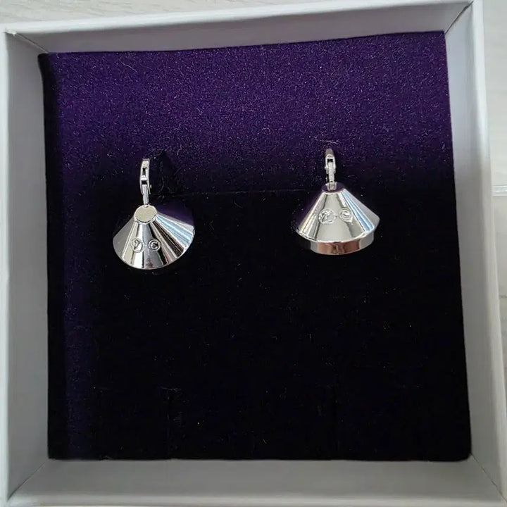 [BUNJANG] Swarovski Bella Earrings Purple / 스와로브스키 벨라 귀걸이 퍼플