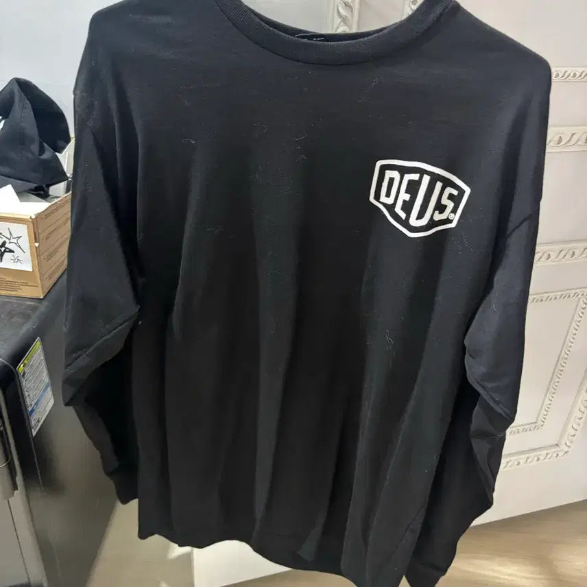 [BUNJANG] Deus Ex Machina Black Long Sleeve T-Shirt / 데우스 블랙 긴팔 티셔츠