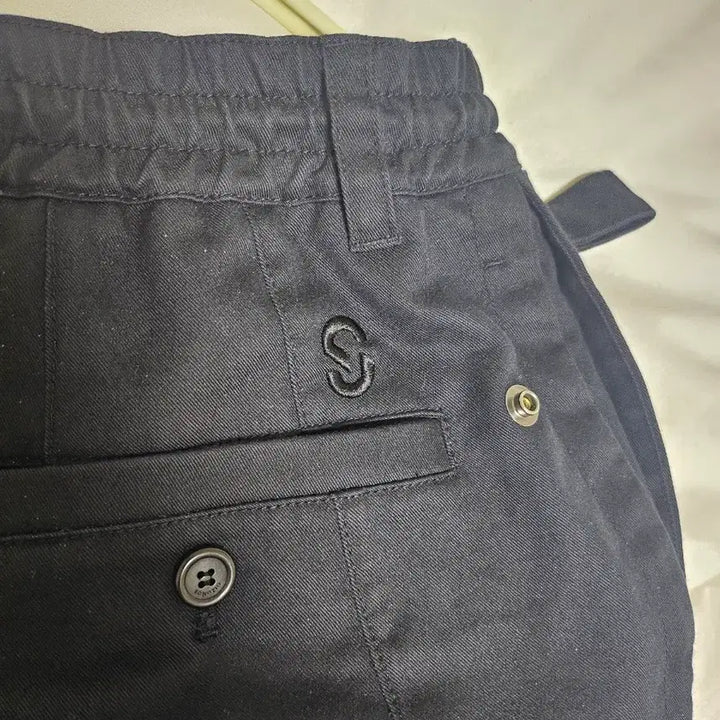 [BUNJANG] Songzio Homme Black Cotton Pants Size 78 / 송지오옴므 블랙 팬츠 78
