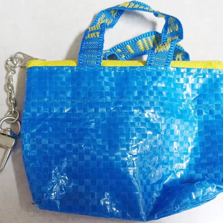 [BUNJANG] IKEA Blue Mini Bag Keychain / 이케아 파란색 미니 가방 키링