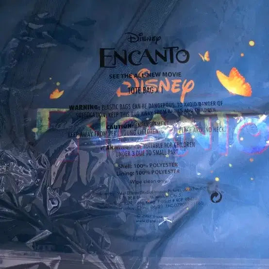 [BUNJANG] Disney Encanto Tote Bag + Keyring / 디즈니 엔칸토 에코백 + 키링