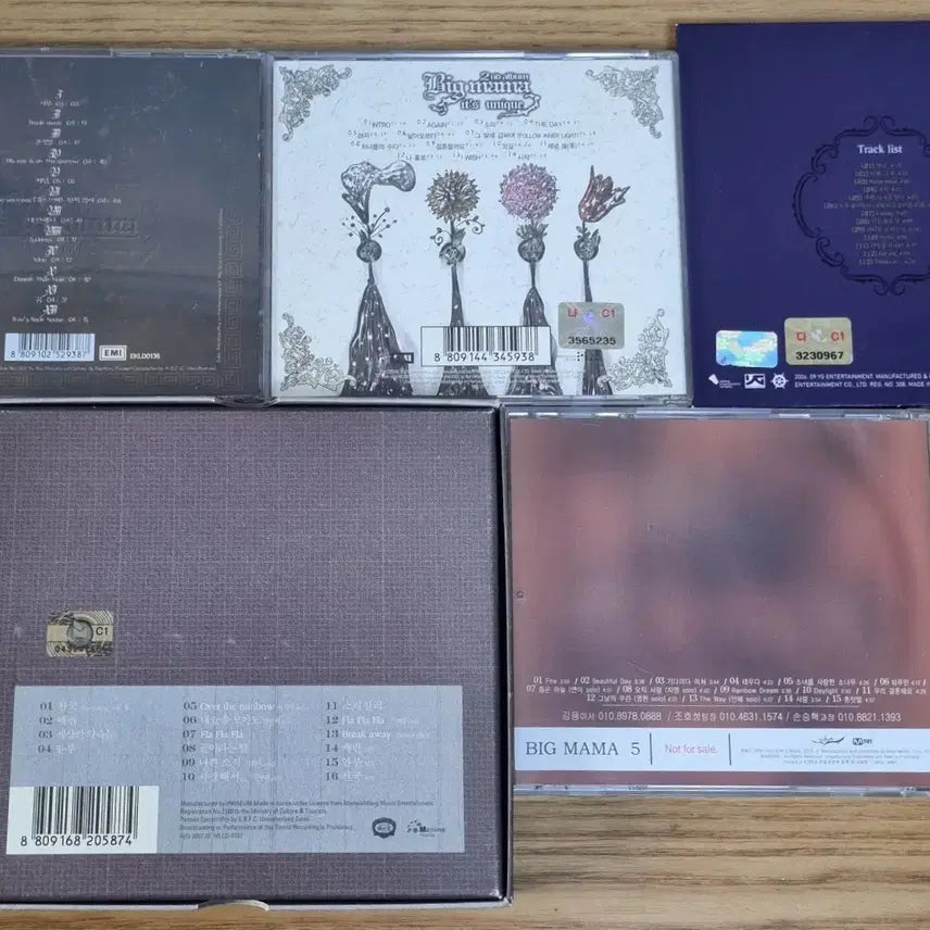 [BUNJANG] Big Mama 1-5th Album (Unsealed CD) / 빅마마 1-5집 (개봉 CD)