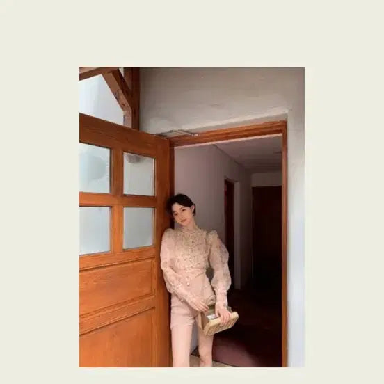 [BUNJANG] Seo Cookie Tweed Pearl Pants / 서쿠키 트위드 진주 팬츠
