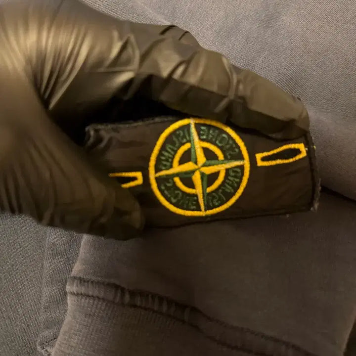 [BUNJANG] Stone Island Hooded Sweatshirt Grey M / 스톤아일랜드 후드티 그레이 M