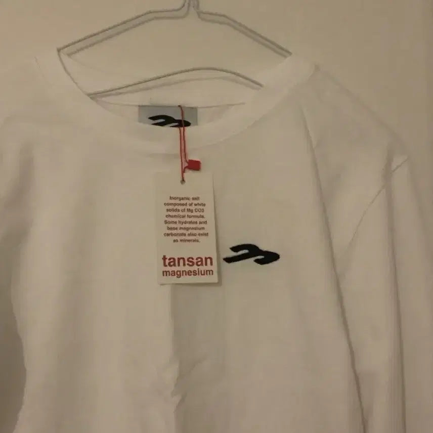 [BUNJANG] Magnesium Carbonate Long Sleeve White / 탄산마그네슘 롱슬리브