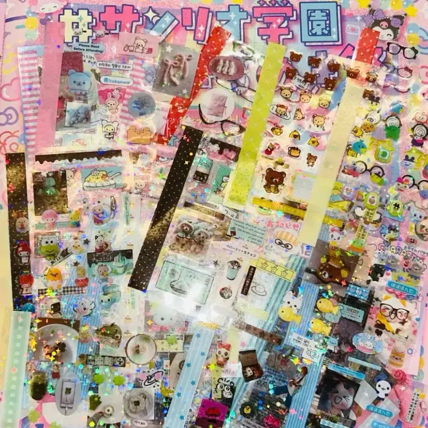[BUNJANG] Transparent Sticker Set (5 Sheets) / 핀터레스트 투명 스티커 5장 세트!