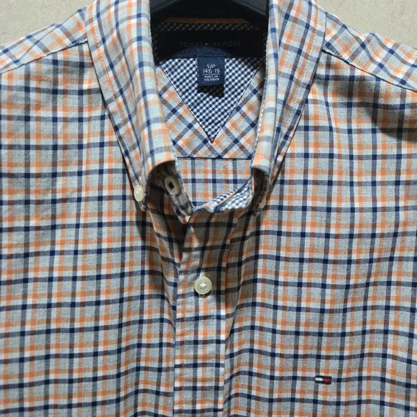 [BUNJANG] Tommy Hilfiger Checked Shirt (Size S) / 정품!타미힐피거 체크 남방 95(S)