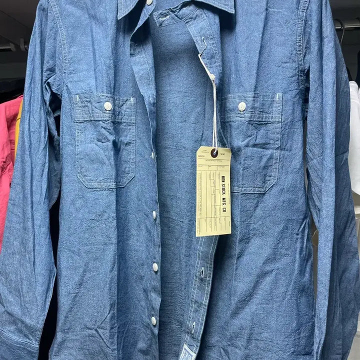 [BUNJANG] Bronson Chambray Shirt - Size L / 브론슨 샴브레이 L