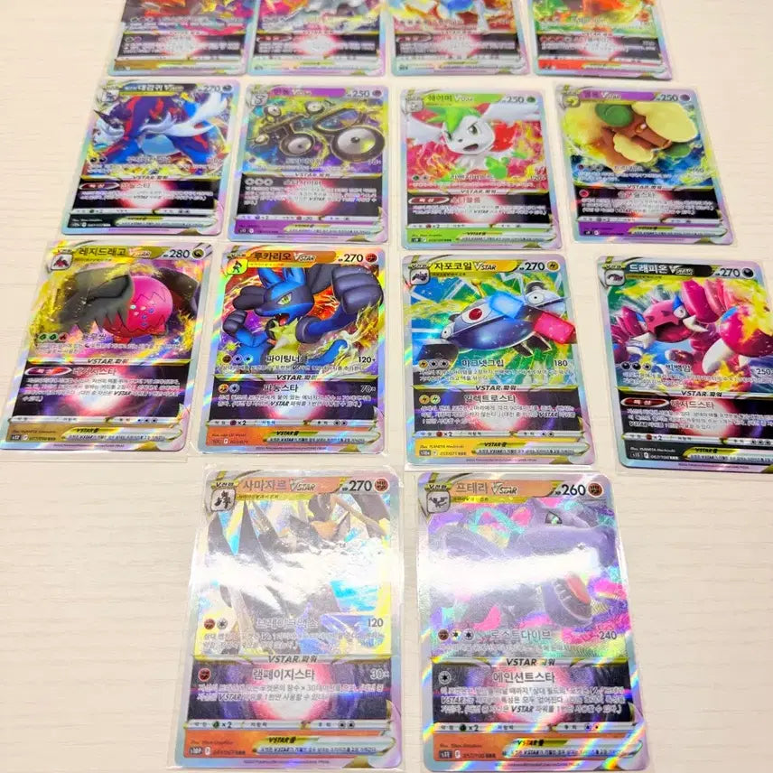 [BUNJANG] Pokemon VSTAR Cards Bundle Set (14 Cards) / 포켓몬 카드 VSTAR 14장일괄