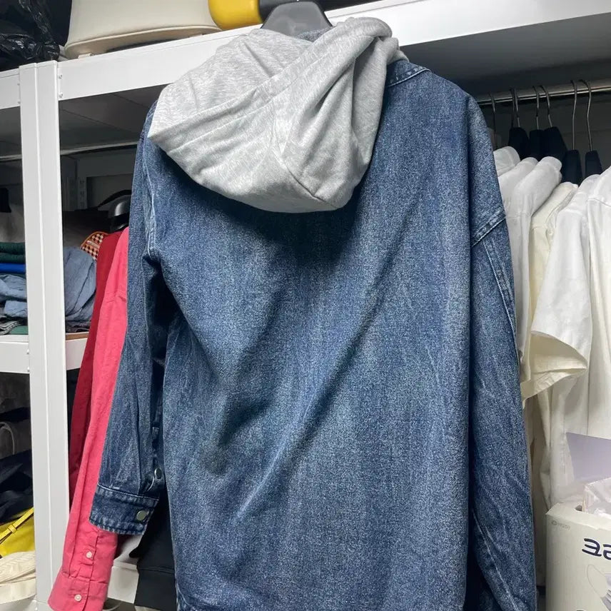 [BUNJANG] Denim Jacket with Hood / 청자켓