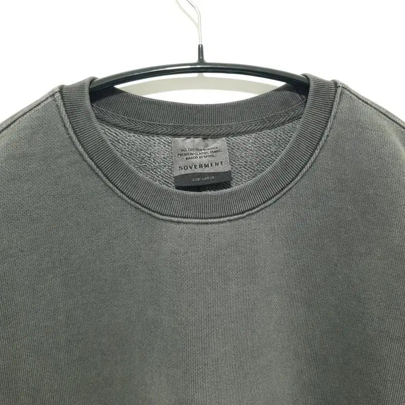 [BUNJANG] Soverment Pigment Sweatshirt / 소버먼트 피그먼트 맨투맨 L_M1659
