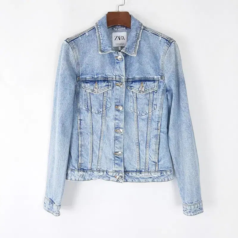 [BUNJANG] Zara Pocket Denim Jacket XS / 자라 포켓 데님자켓 XS