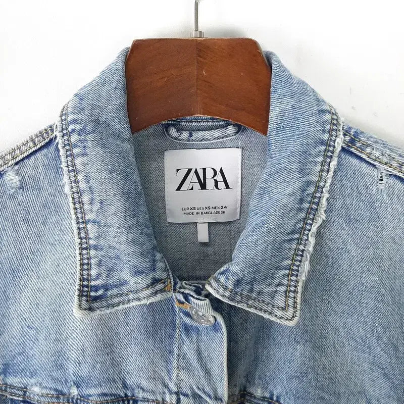 [BUNJANG] Zara Pocket Denim Jacket XS / 자라 포켓 데님자켓 XS
