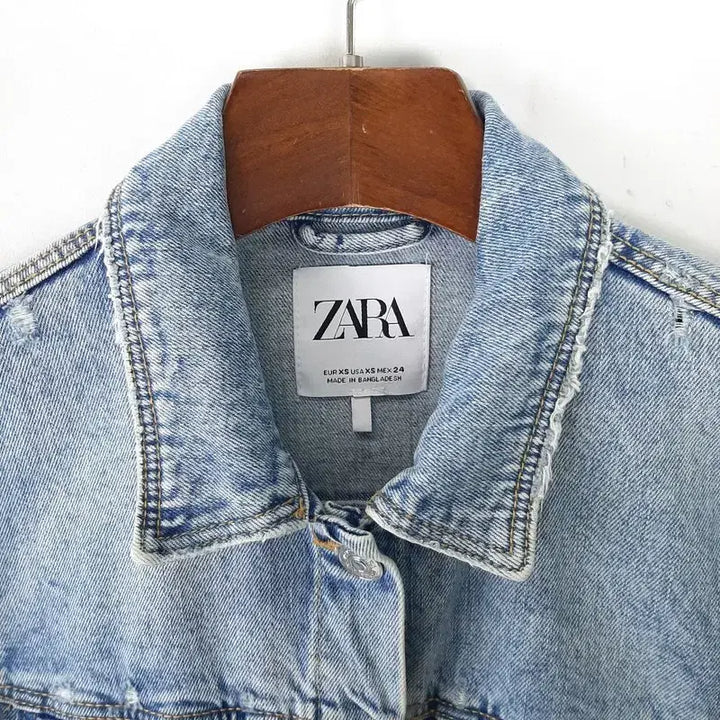 [BUNJANG] Zara Pocket Denim Jacket XS / 자라 포켓 데님자켓 XS