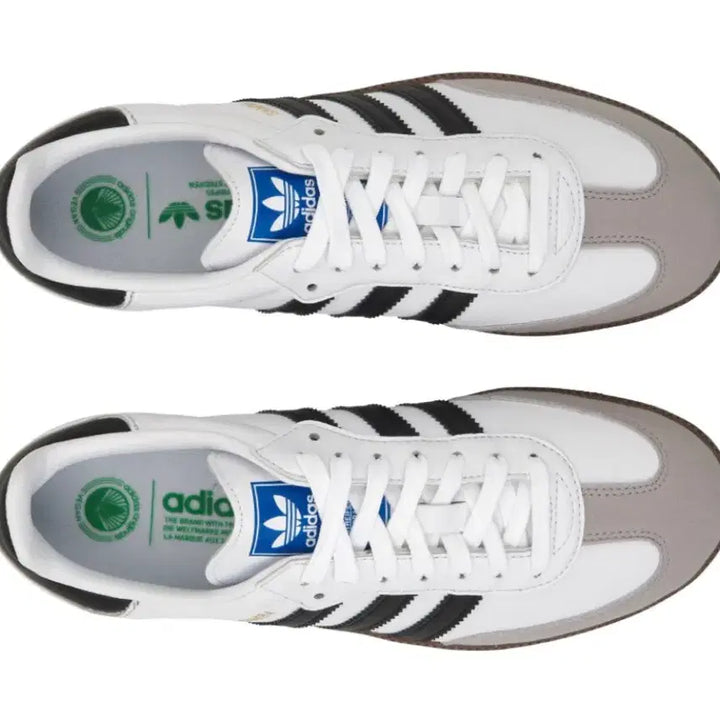 [BUNJANG] Adidas Samba Vegan White Black Sneakers / 당일배송) 300 아디다스 삼바 비건 화이트 블랙 신발 운동화