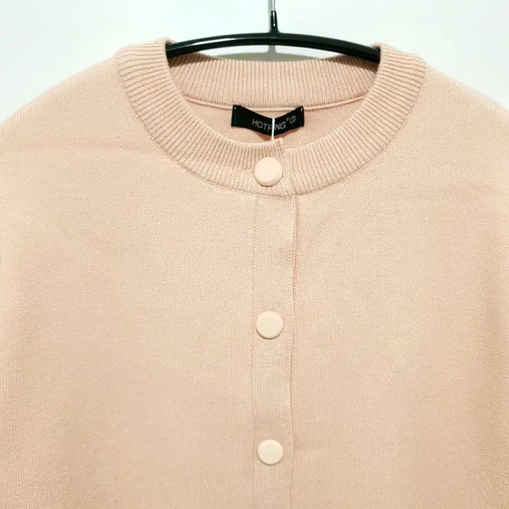[BUNJANG] Hotping 7-Sleeve Puff Knit Cardigan / 핫핑 7부 퍼프 니트 가디건 3_M1666