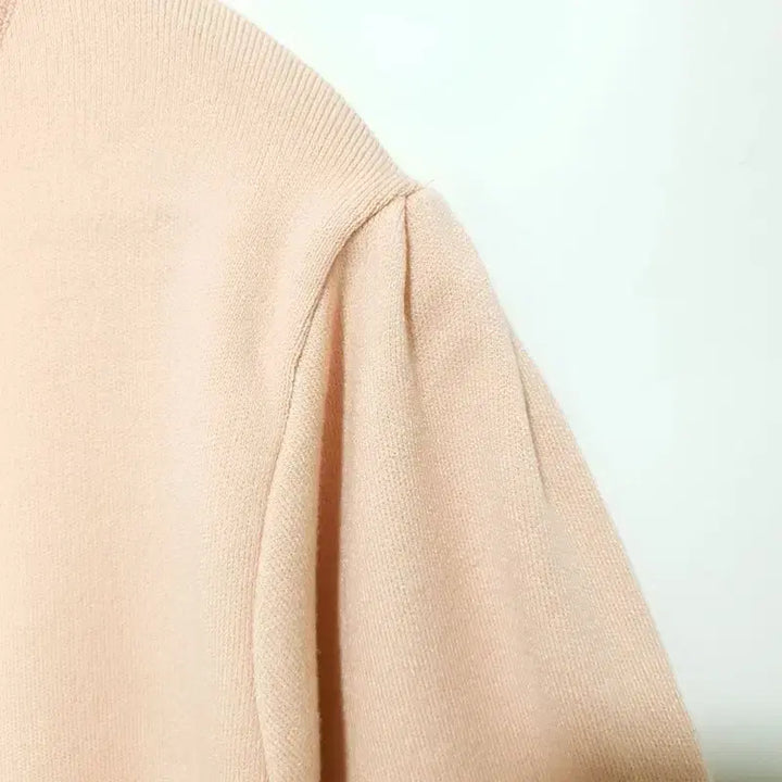 [BUNJANG] Hotping 7-Sleeve Puff Knit Cardigan / 핫핑 7부 퍼프 니트 가디건 3_M1666