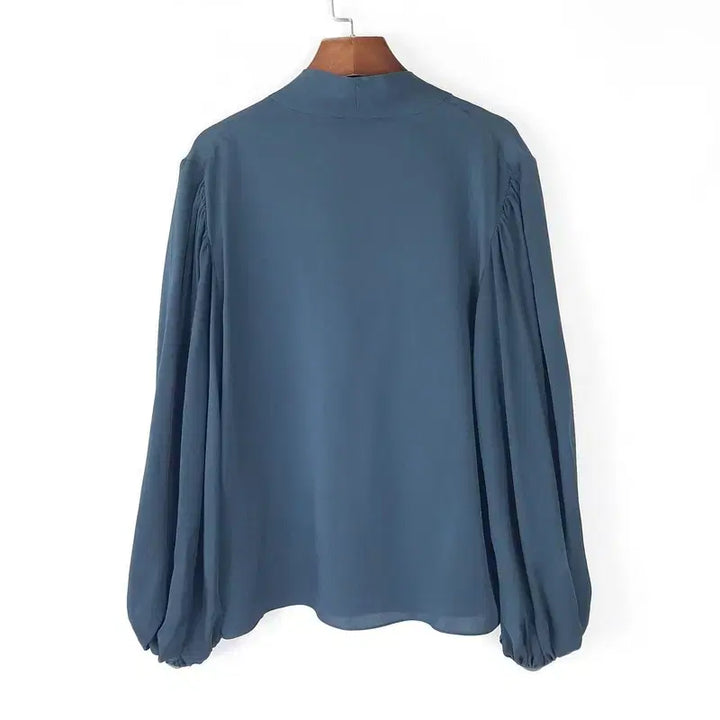 [BUNJANG] Theory Scarf Blouse - Size S / 띠어리 스카프 블라우스 S