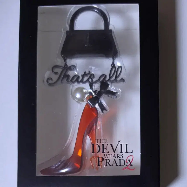 [BUNJANG] The Devil Wears Prada 2 High Heel &amp; Handbag Keychain (Sealed) / "악마는 프라다를 입는다 2" 키링 미개봉 새상품