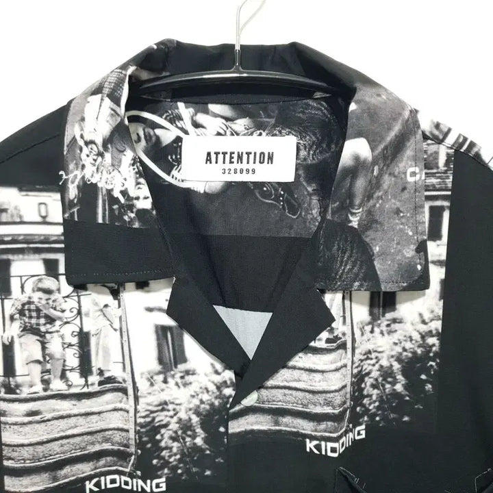 [BUNJANG] Printing Short Sleeve Shirt / 프린팅 반팔 셔츠 F_S1444