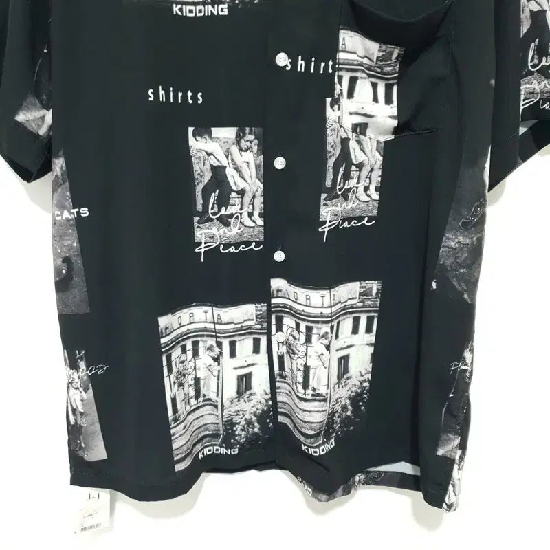 [BUNJANG] Printing Short Sleeve Shirt / 프린팅 반팔 셔츠 F_S1444
