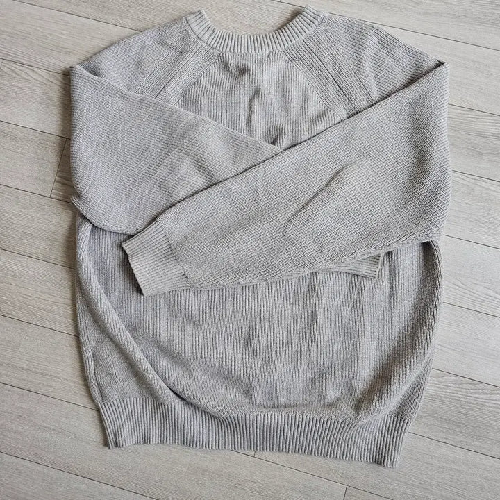 [BUNJANG] Soshin Fine Cotton Round Rib Knit Oatmeal / 소신 Fine Cotton Round Rib Knit (OATMEALl)