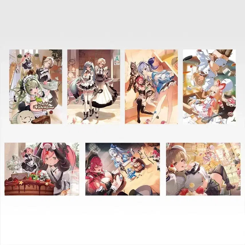 [BUNJANG] Nier: Automata Chapter 7 H Prize Clear Poster Set (All 7 Types, Unsealed) / 니케 챕터7 H상 클리어 포스터 전 7종 미개봉 일괄 택포 2.5