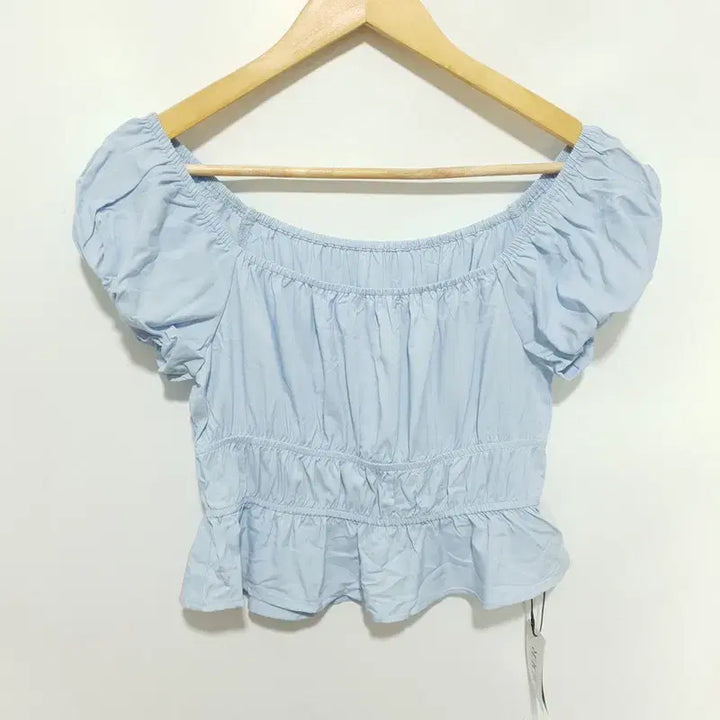 [BUNJANG] Shop Cider Off-Shoulder Crop Blouse / 샵사이다 오프숄더 크롭 블라우스 S_S1418