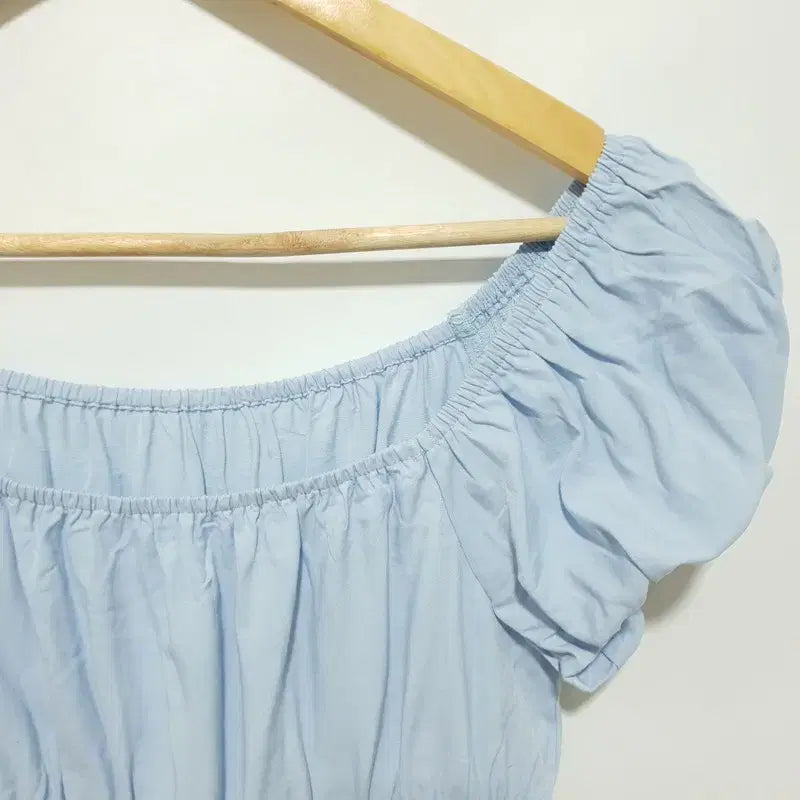 [BUNJANG] Shop Cider Off-Shoulder Crop Blouse / 샵사이다 오프숄더 크롭 블라우스 S_S1418
