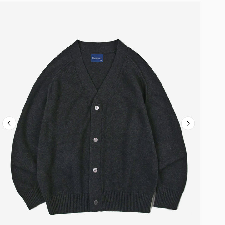 [BUNJANG] Whooobs Cotton Reverse Semi-Oversized Cardigan (M) / 후브스 코튼 리버스 세미오버 가디건 M사이즈
