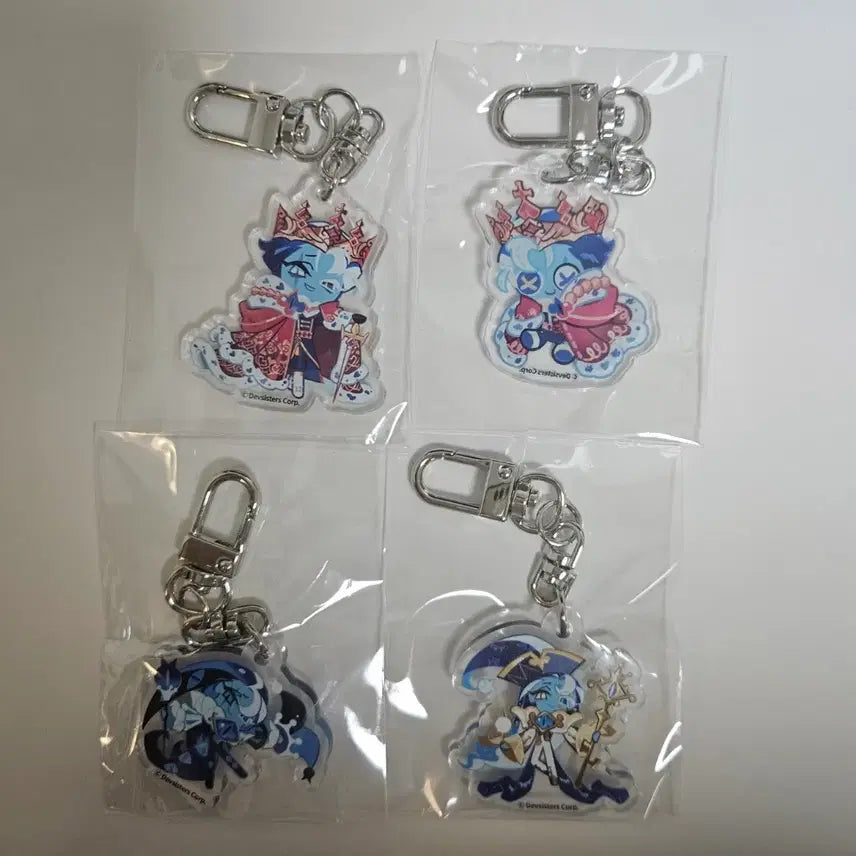 [BUNJANG] Cookie Run Kingdom Shadow Milk Keychain Bundle Set Limited Edition Special / 쿠키런 킹덤 쉐도우밀크 쉐밀 키링 일괄 판매 한정판 스페셜