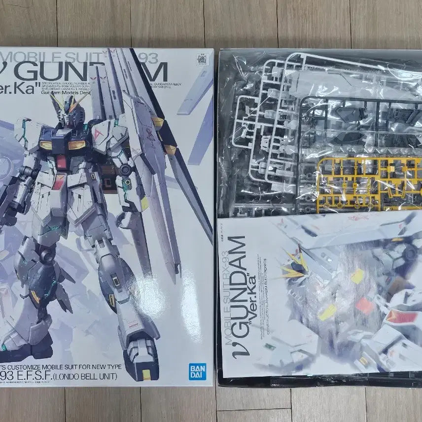 [BUNJANG] Bandai MG Nu Gundam Ver.Ka Plastic Model Kit / 반다이 MG 뉴건담 Ver.Ka 프라모델