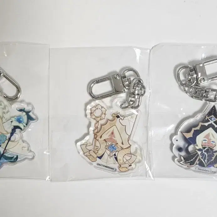 [BUNJANG] Cookie Run Kingdom Pure Vanilla Keyring Bundle Set Limited Special Edition / 쿠키런 킹덤 퓨어바닐라 퓨바 키링 일괄 판매 한정판 스페셜