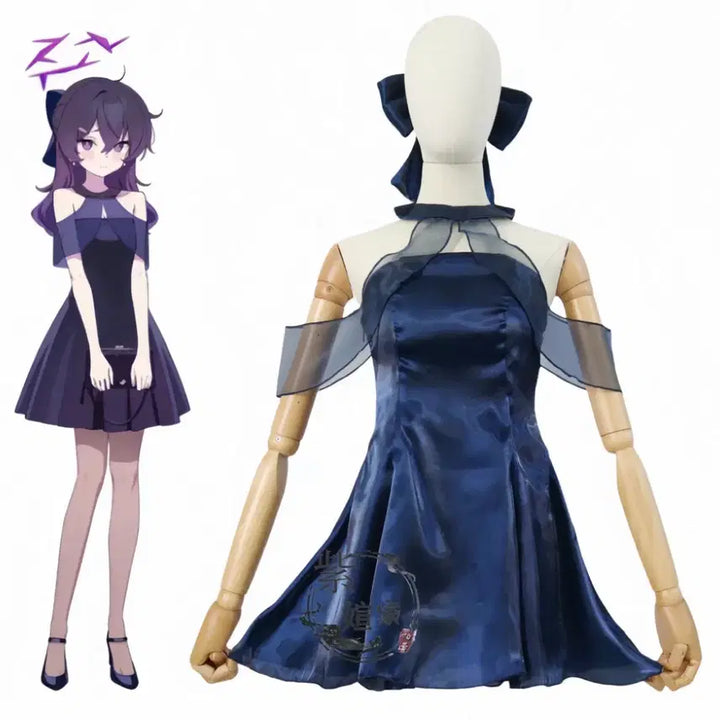 [BUNJANG] Blue Archive Haruka Cosplay Costume with Halo / 블루아카이브 드레스 하루카 드루카 코스프레 헤일로 포함
