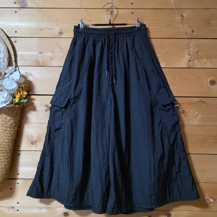 [BUNJANG] Box Lock Wide Banding Trousers / 박스락밴딩통바지