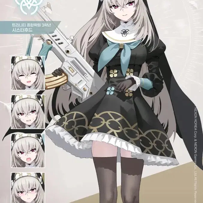 [BUNJANG] Blue Archive Sakurako Cosplay Set with Halo / 블루아카이브 사쿠라코 코스프레 헤일로 포함