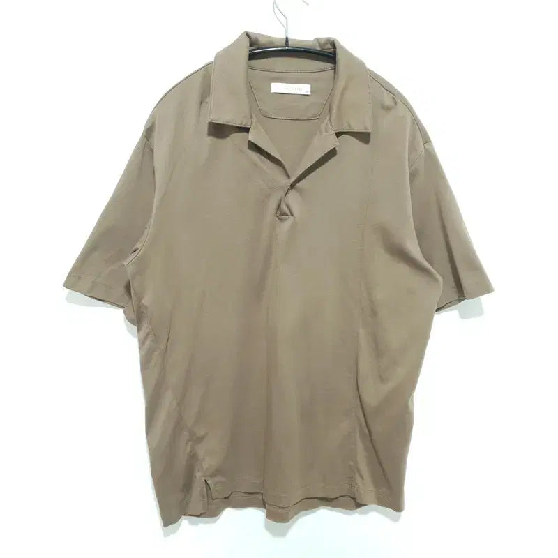 [BUNJANG] River Class Open Collar Oversized Short Sleeve Shirt / 리버클래시 오픈카라 오버핏 반팔 100_S1430
