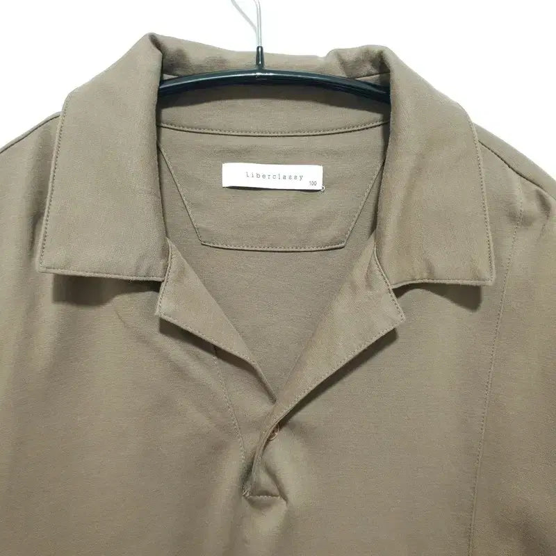 [BUNJANG] River Class Open Collar Oversized Short Sleeve Shirt / 리버클래시 오픈카라 오버핏 반팔 100_S1430