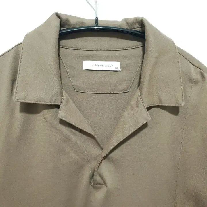 [BUNJANG] River Class Open Collar Oversized Short Sleeve Shirt / 리버클래시 오픈카라 오버핏 반팔 100_S1430