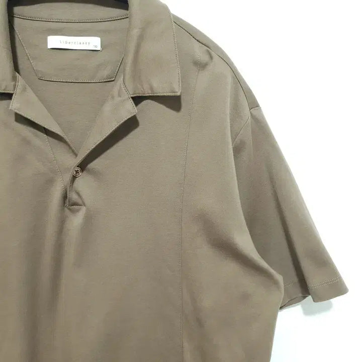 [BUNJANG] River Class Open Collar Oversized Short Sleeve Shirt / 리버클래시 오픈카라 오버핏 반팔 100_S1430