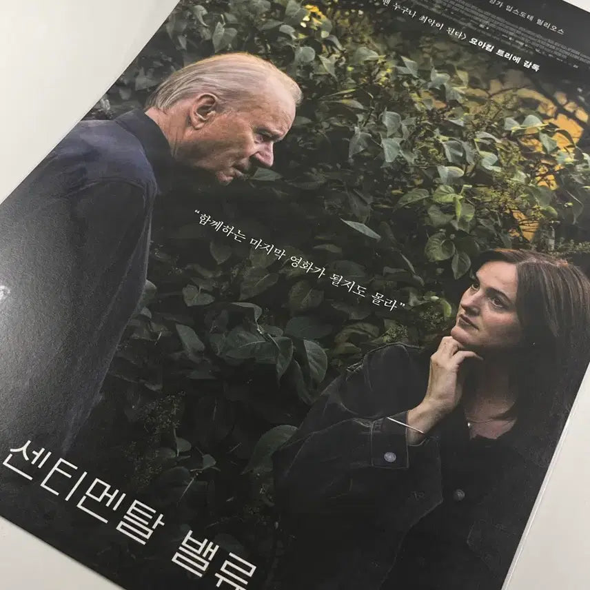 [BUNJANG] Sentimental Value "Father and Daughter" A3 Poster / <센티멘탈 밸류> 부녀 포스터