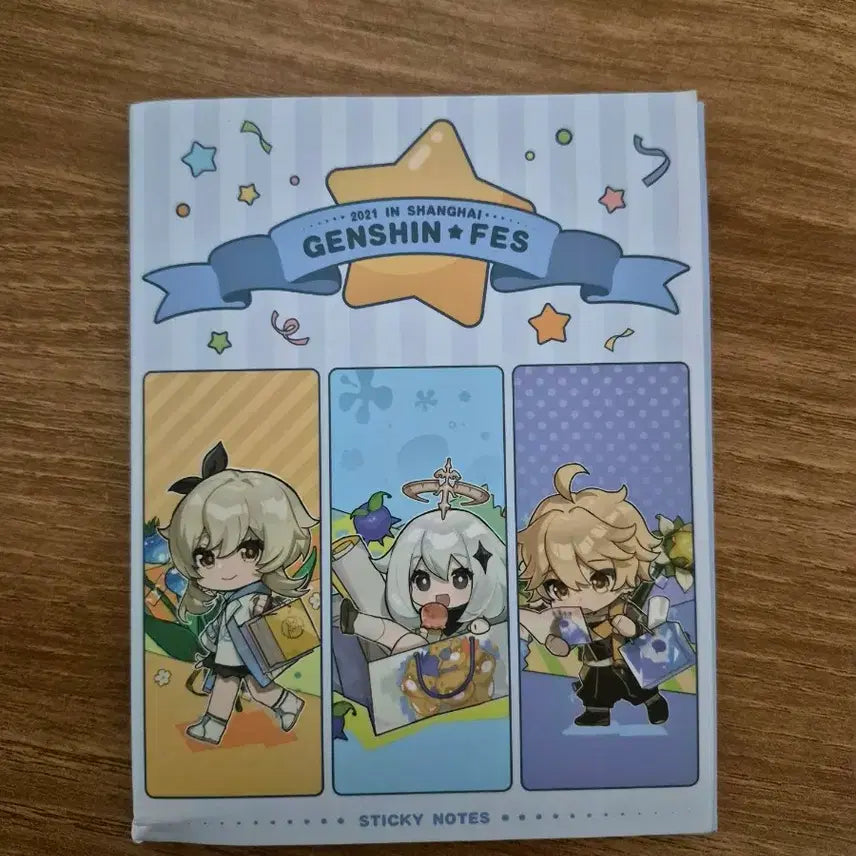 [BUNJANG] Genshin Impact Sticker Note / 원신 스티커 노트