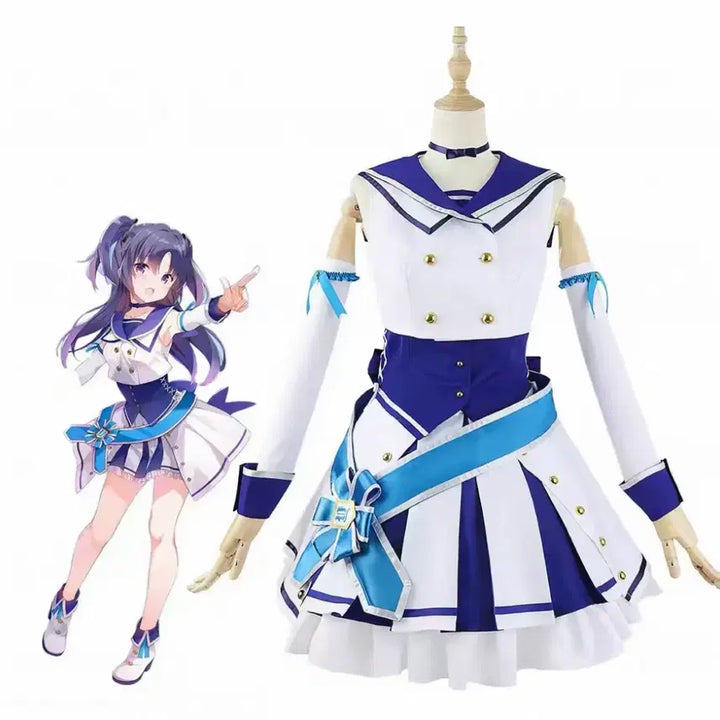 [BUNJANG] Blue Archive Playful Straight Idol Yuuka Cosplay Costume with Halo / 블루아카이브 장난스런 스트레이트 아이돌 유우카 코스프레 헤일로 포함