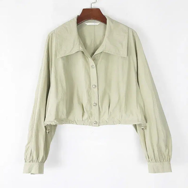[BUNJANG] J.crew Cropped String Blouse / 지컷 크롭 스트링 블라우스 95