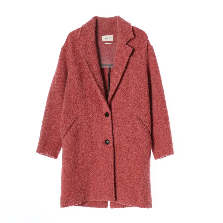 [BUNJANG] Isabel Marant Wool Alpaca Blend Long Coat Pink / 이자벨마랑 울 알파카 블렌드 롱 코트 핑크