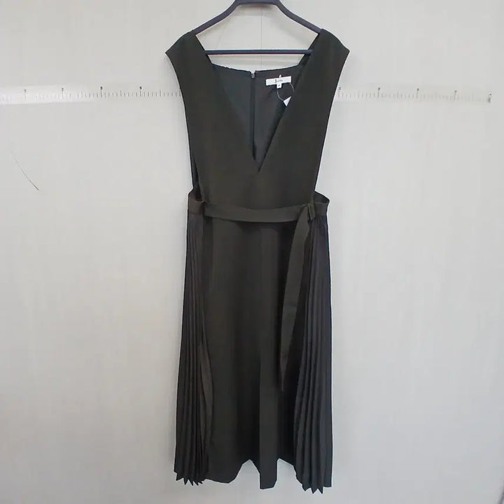 [BUNJANG] Gstudio Black Pleated Bustier Dress Belt Set / gstudio 블랙 플리츠 뷔스티에 원피스 벨트 세트