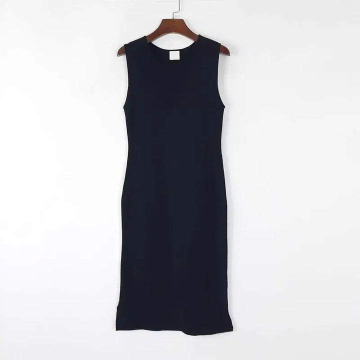 [BUNJANG] YUMER Long Sleeveless Knit Dress 2 / 유메르 롱 민소매 니트원피스 2