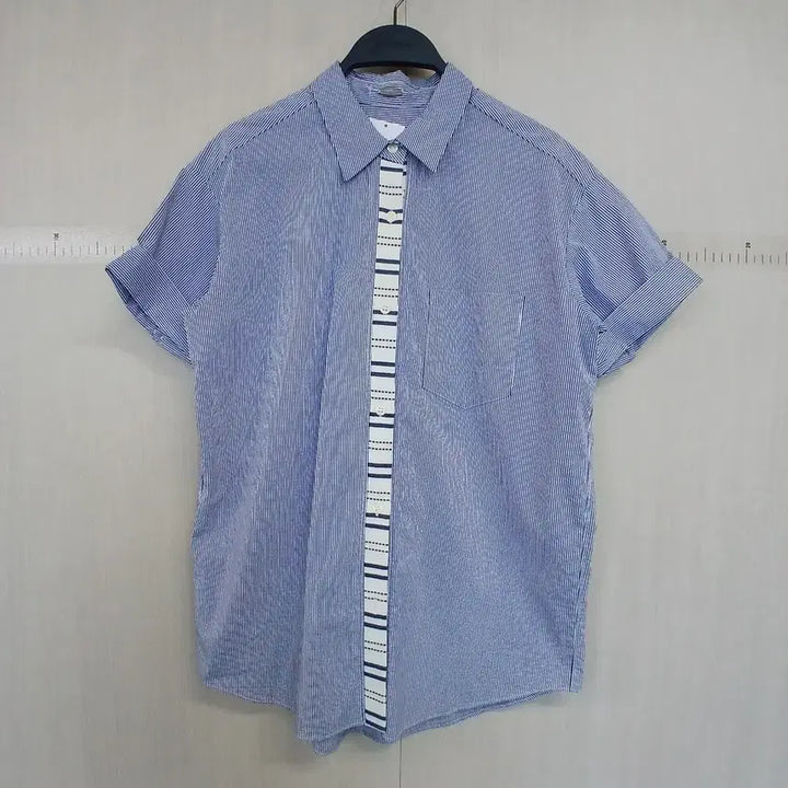 [BUNJANG] COVER Striped Short-Sleeve Shirt / COVER 스트라이프 반팔 남방 셔츠